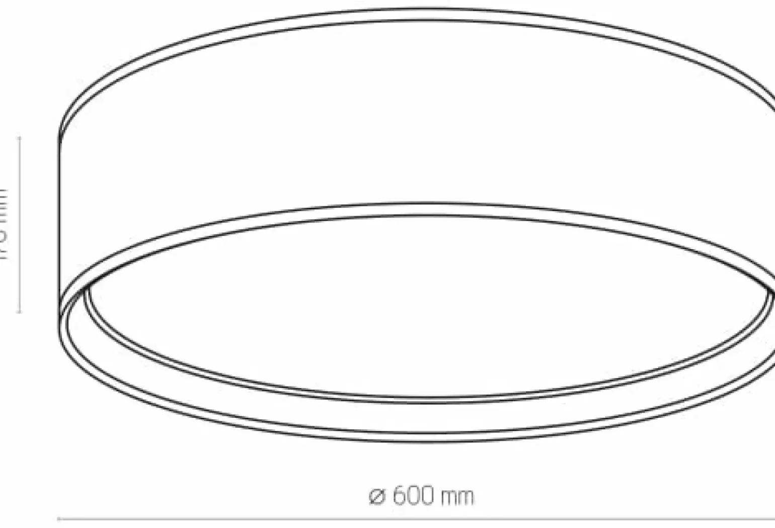 Best Okrągła, biało-złota lampa sufitowa TK 3433 BILBAO | Kaja Oświetlenie Żyrandole Nowoczesne