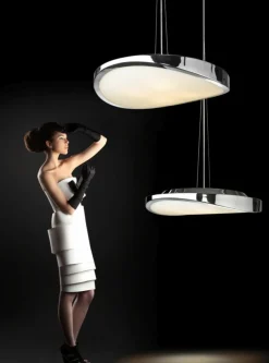 Sklep Kaja Okrągła, owana lampa sufitowa ⌀58cm AZ0984 CIRCULO E | Kaja