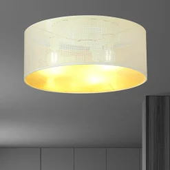 Sklep Kaja Okrągła, klasyczna lampa sufitowa do salonu 1147/3 ASTON | Kaja