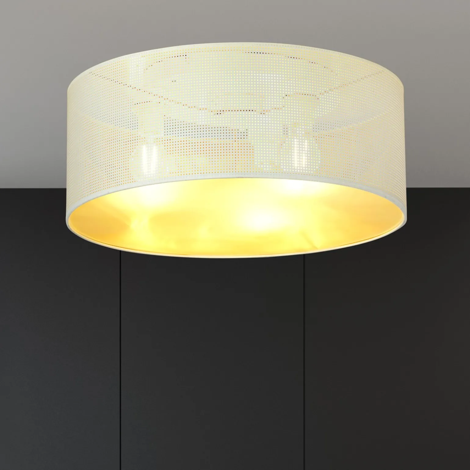 Sklep Kaja Okrągła, klasyczna lampa sufitowa do salonu 1147/3 ASTON | Kaja