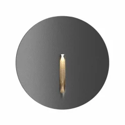 Sklep Kaja Okrągła lampa podtynkowa, elewacyjna, na schody O014SL-L3B3K LOCK