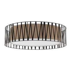 Sklep Kaja Okrągła lampa sufitowa, abażurowy plafon TK 4556 HARMONY | Kaja