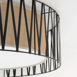 Sklep Kaja Okrągła lampa sufitowa, abażurowy plafon TK 4556 HARMONY | Kaja