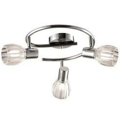 Clearance Okrągła lampa sufitowa do sypialni K-8001/3G EMBO | Kaja Oświetlenie Żyrandole Nowoczesne