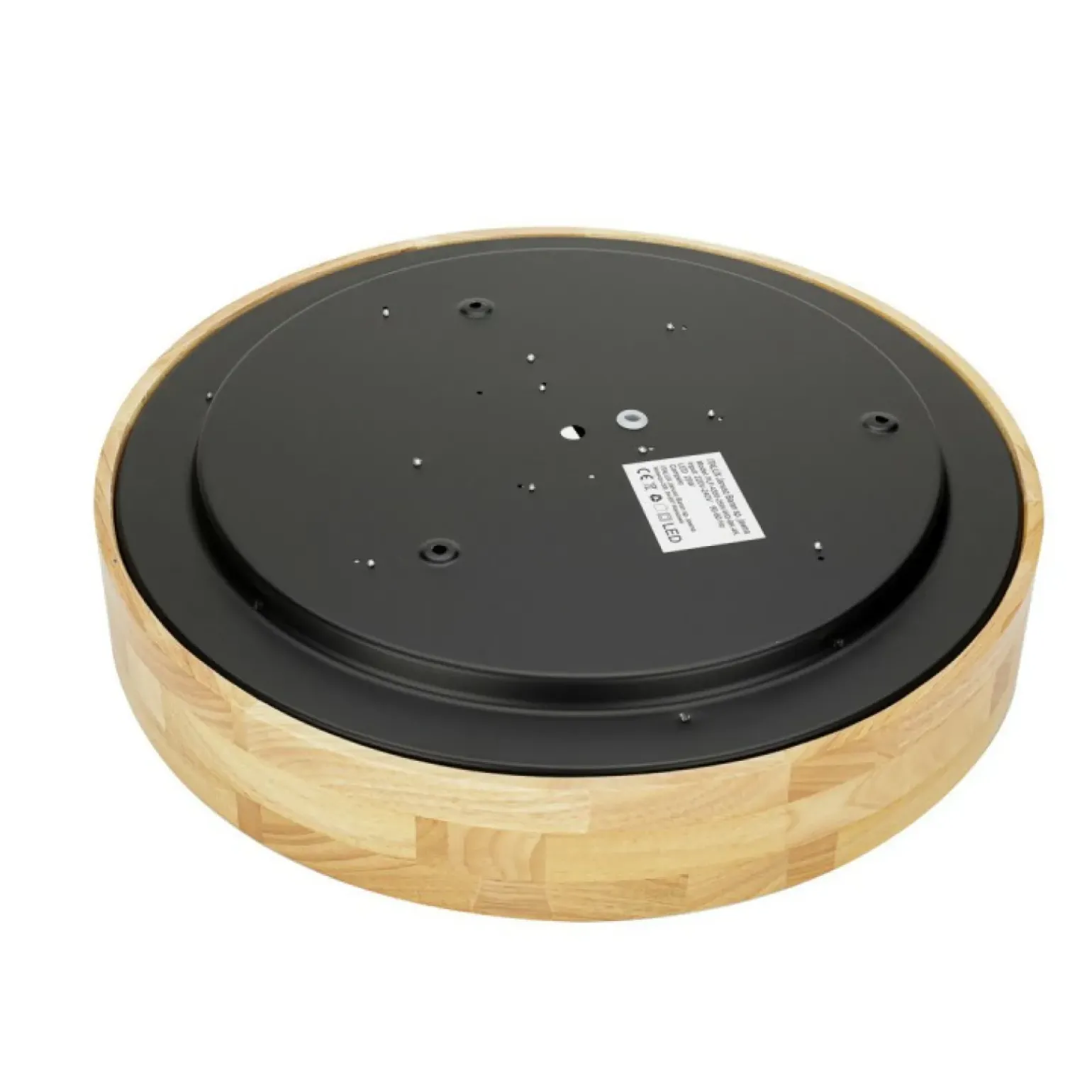 Sklep Kaja Okrągła lampa sufitowa LED ⌀45cm PLF-4350-25W-WD-BK-4K z serii CAMPELO