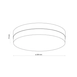 Sklep Kaja Okrągła lampa sufitowa, plafon do łazienki TK 864 z serii PO