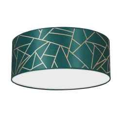 Sklep Kaja Okrągła lampa sufitowa w kolorze zieleni MLP7577 z serii ZIGGY | Kaja Oświetleni