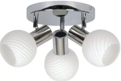 Sklep Kaja Okrągła lampa sufitowa z 3 kloszami 98-10940 TURNO | Kaja Oświetlenie