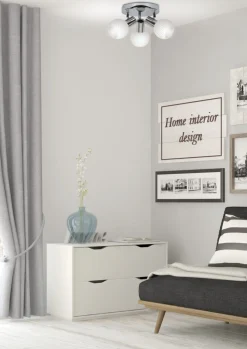 Sklep Kaja Okrągła lampa sufitowa z 3 kloszami 98-10940 TURNO | Kaja Oświetlenie