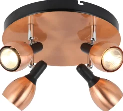 Sklep Kaja Okrągła lampa sufitowa z reflektorami 98-34878 CROSS | Kaja