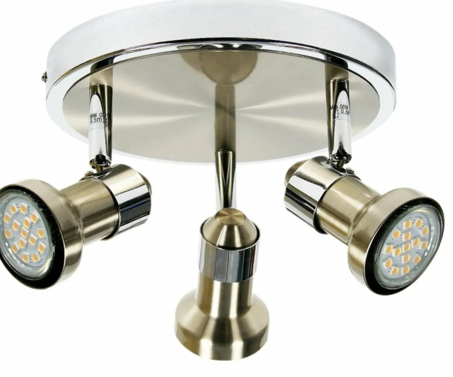 Sklep Kaja Okrągła lampa sufitowa z reflektorkami 98-60051 ARKON | Kaja