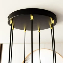 Best Sale Okrągła lampa sufitowa z wąskimi tubami 1332/7PREM SELTER | Kaja Żyrandole Nowoczesne