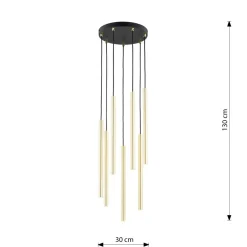 Best Sale Okrągła lampa sufitowa z wąskimi tubami 1332/7PREM SELTER | Kaja Żyrandole Nowoczesne