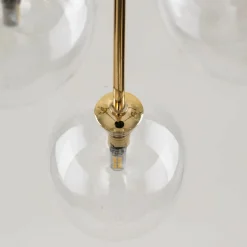 Store Okrągła lampa wisząca z kulistymi kloszami TK 5943 NILOS | Kaja Żyrandole Nowoczesne