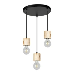 Flash Sale Okrągła lampa wisząca z regulowanymi zwisami 7161350R PINO | Kaja Żyrandole Nowoczesne