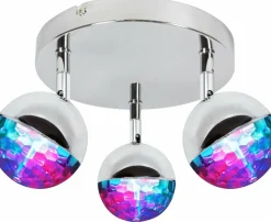 Clearance Okrągła lampa ze zmiennym światłem RGB 98-67784 PARTY | Kaja Żyrandole Nowoczesne