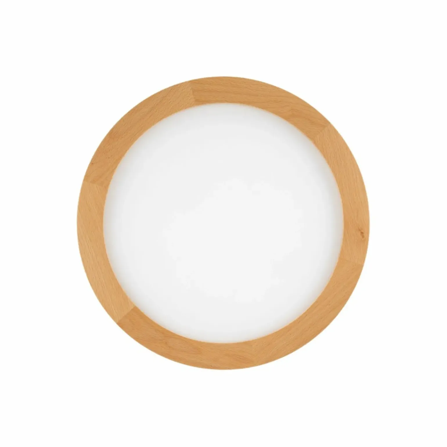 Sklep Kaja Okrągła, ledowa lampa sufitowa z drewna TK 18004 AQUA WOOD BUK | Kaja