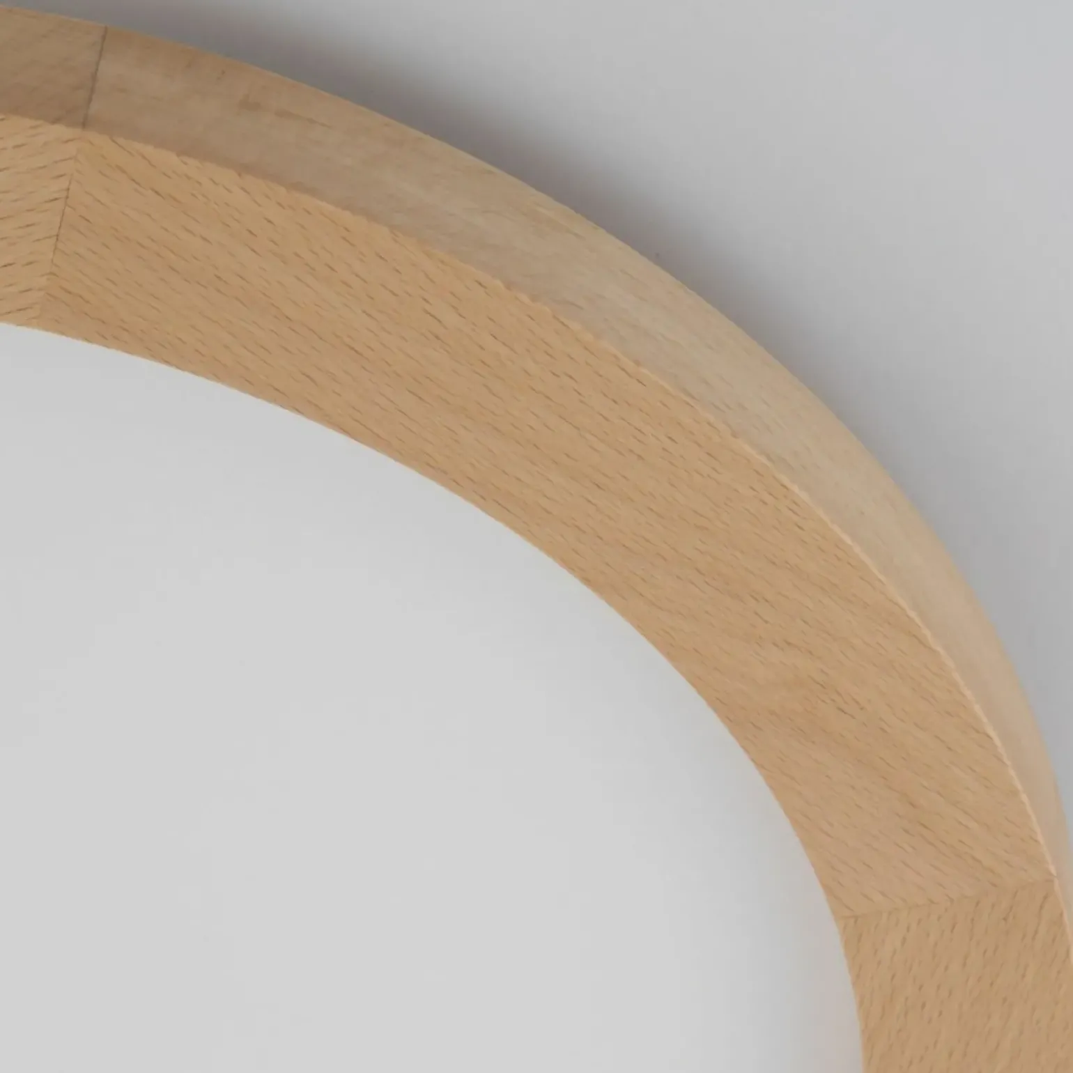 Sklep Kaja Okrągła, ledowa lampa sufitowa z drewna TK 18004 AQUA WOOD BUK | Kaja