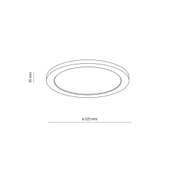 Sklep Kaja Okrągła, ledowa lampa sufitowa z drewna TK 18004 AQUA WOOD BUK | Kaja