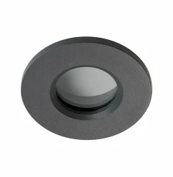 Sklep Kaja Okrągła oprawa podtynkowa szara do łazienki AZ4232 IKA | Kaja