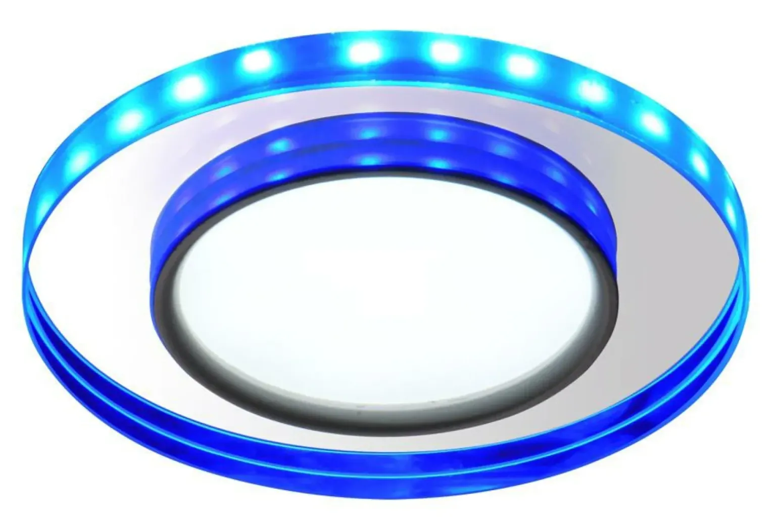 Sklep Kaja Okrągła prawa podtynkowa, niebieska 2263915 z serii RING | Kaja Oświetlenie