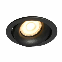 Sklep Kaja Okrągła, ruchoma lampa wpustowa oczko DL-26260-GU10-BK OKER | Kaja