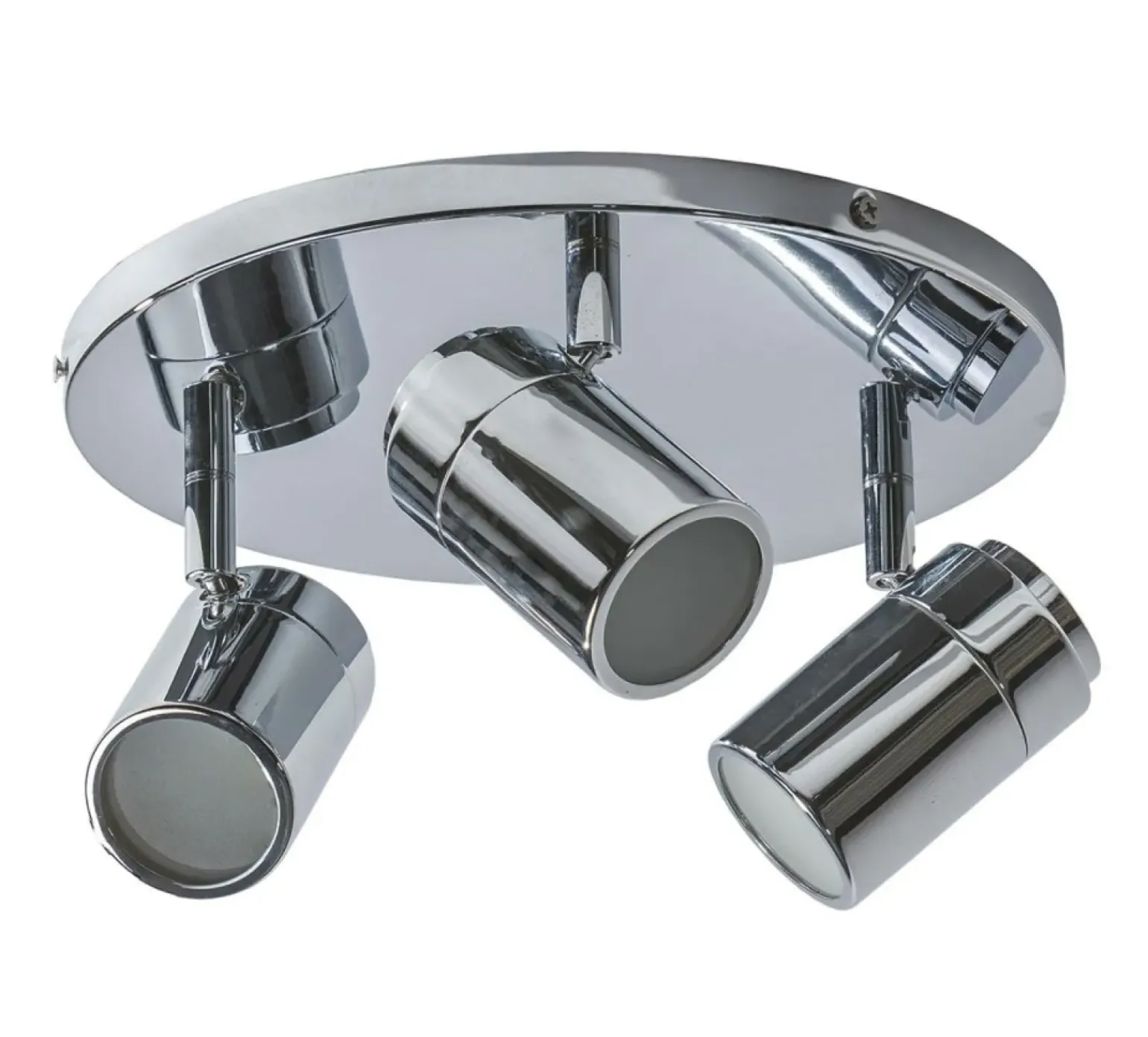 Discount Okrągła, srebrna lampa sufitowa do łazienki AZ2556 NOEMIE | Kaja Żyrandole Nowoczesne