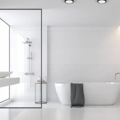 Sklep Kaja Okrągły, czarny, hermetyczny plafon LED ⌀18cm EKP0469 VERA | Kaja