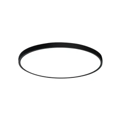 Sklep Kaja Okrągły, czarny plafon LED ⌀30cm PLF-72836-300R-24W-BL ALATA | Kaja