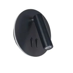 Sklep Kaja Okrągły kinkiet z włącznikiem C176-WL-01-6W-B IOS 176 | Kaja