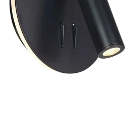 Sklep Kaja Okrągły kinkiet z włącznikiem C176-WL-01-6W-B IOS 176 | Kaja