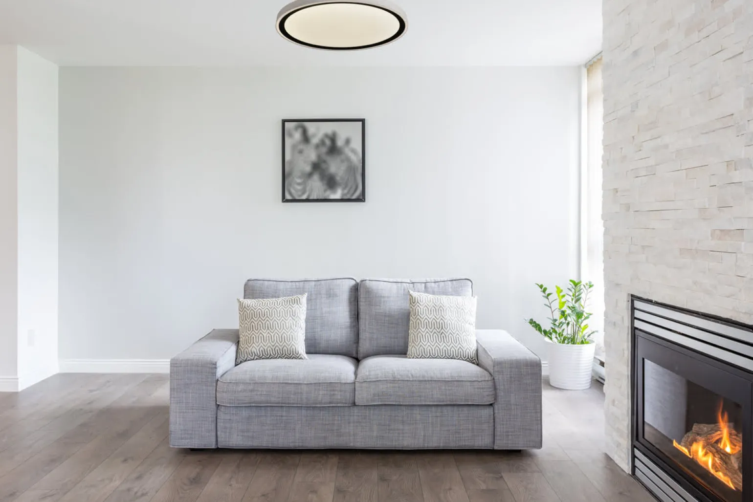 Sklep Kaja Okrągły plafon 37cm ze światłem LED 4000K LP-550/1C M 4BK – VEGAS