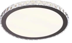 Sklep Kaja Okrągły plafon LED z kryształkami MX 2875 PREZZIO | Kaja Oświetlenie