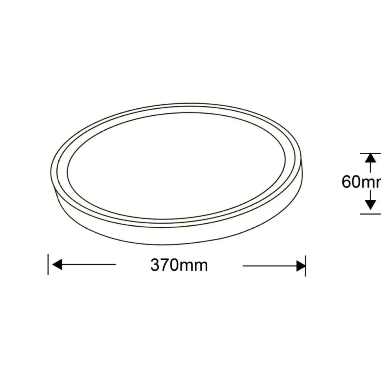 Sklep Kaja Okrągły plafon LED z neutralnym światłem LP-550/1C M 4WH – VEGAS