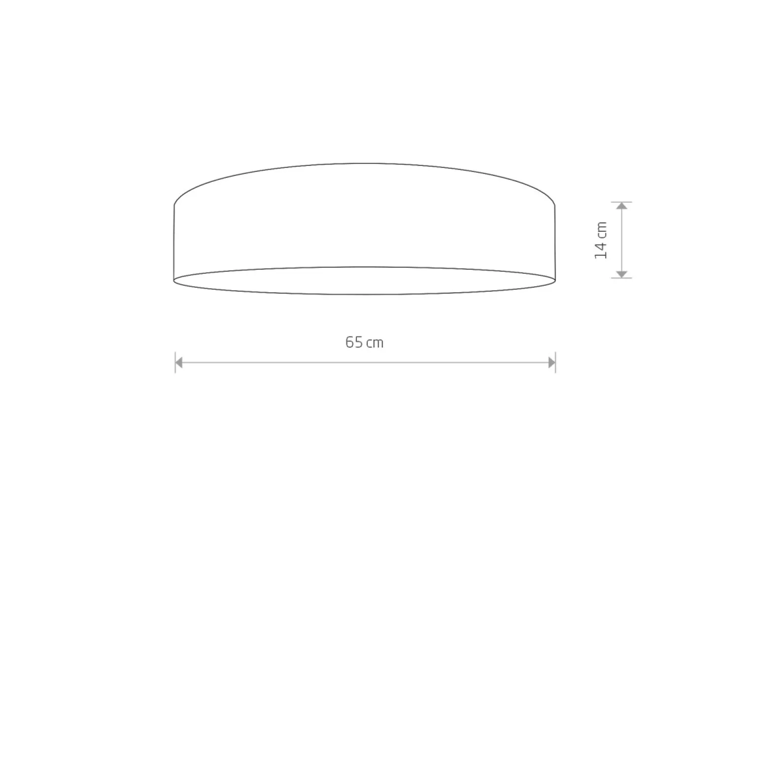 Sklep Kaja Okrągły plafon, o średnicy 65 cm, 8955 | Kaja Oświetlenie