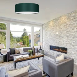 Sklep Kaja Okrągły plafon sufitowy do niebanalnego pokoju MLP7877 z serii VERDE | Kaja Oświ