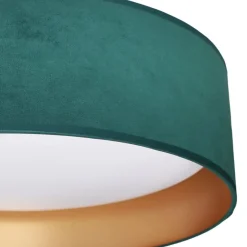 Sklep Kaja Okrągły plafon w kolorze butelkowej zieleni ML7071 RONDO | Kaja