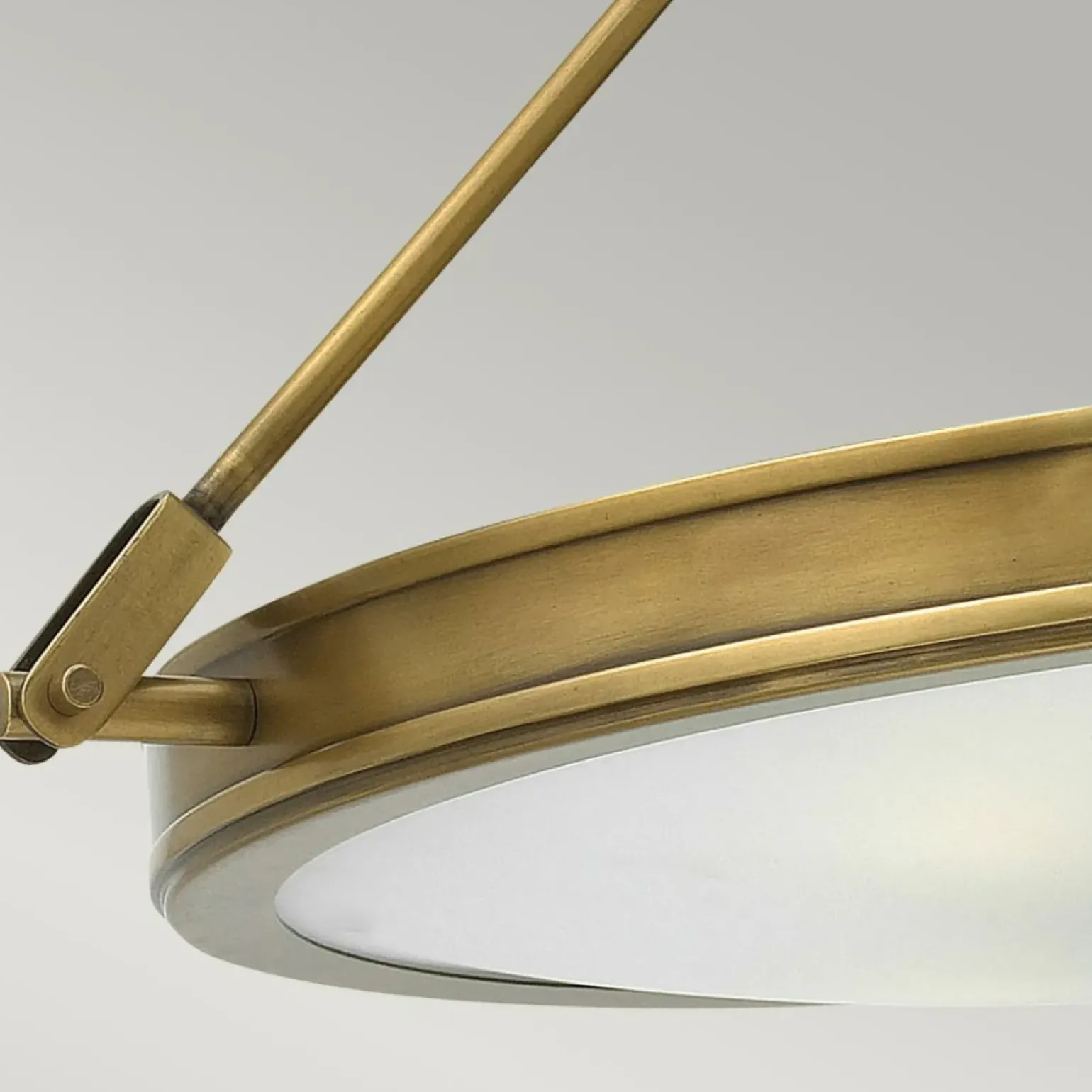 Sklep Kaja Okrągły plafon w stylu vintage, retro HK-COLLIER-SF-M z serii COLLIER