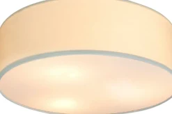 Hot Okrągły plafon z beżowym abażurem ⌀30cm 31-64677 KIOTO | Kaja Żyrandole Nowoczesne