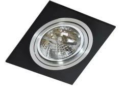 Sklep Kaja Oprawa podtynkowa czarno-srebrne oczko wpustowe AZ0769 SIRO | Kaja