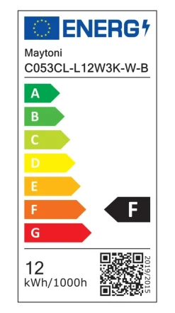 Sklep Kaja Oprawa podtynkowa, czarny kolor C053CL-L12W3K-W-B z serii FOCUS LED