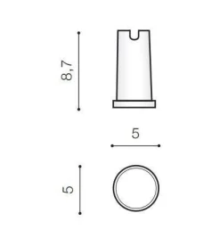 Sklep Kaja Oprawa podtynkowa LED czarna elewacyjna AZ4463 ALF | Kaja Oświetlenie