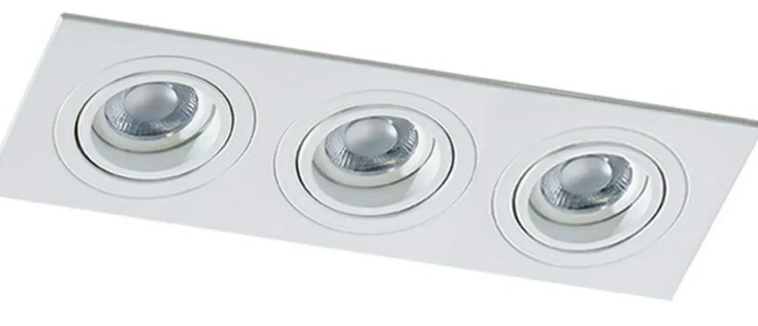 Sklep Kaja Oprawa podtynkowa na 3 żarówki, lampa wpustowa AZ2439 CARO | Kaja