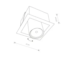 Sklep Kaja Oprawa podtynkowa z m reflektorem 8937 | Kaja Oświetlenie