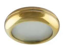 Sklep Kaja Oprawa podtynkowa złote oczko, mleczne szkło AZ1493 BIAGIO | Kaja