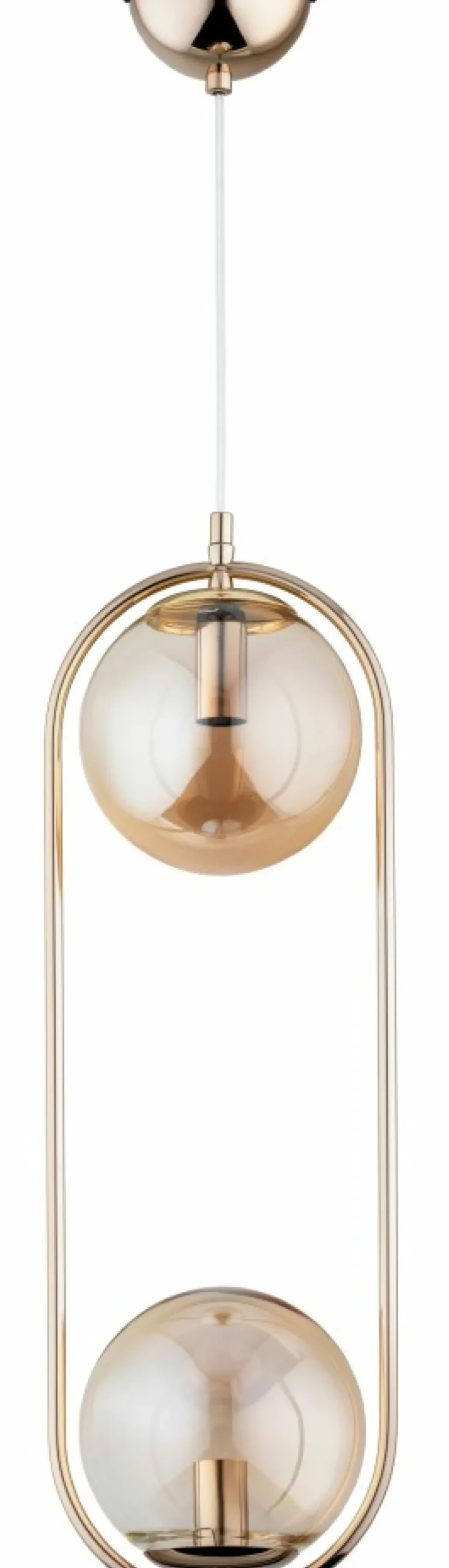 Best Sale Owalna, złota lampa wisząca do sypialni AL 62250 OVAL | Kaja Żyrandole Nowoczesne