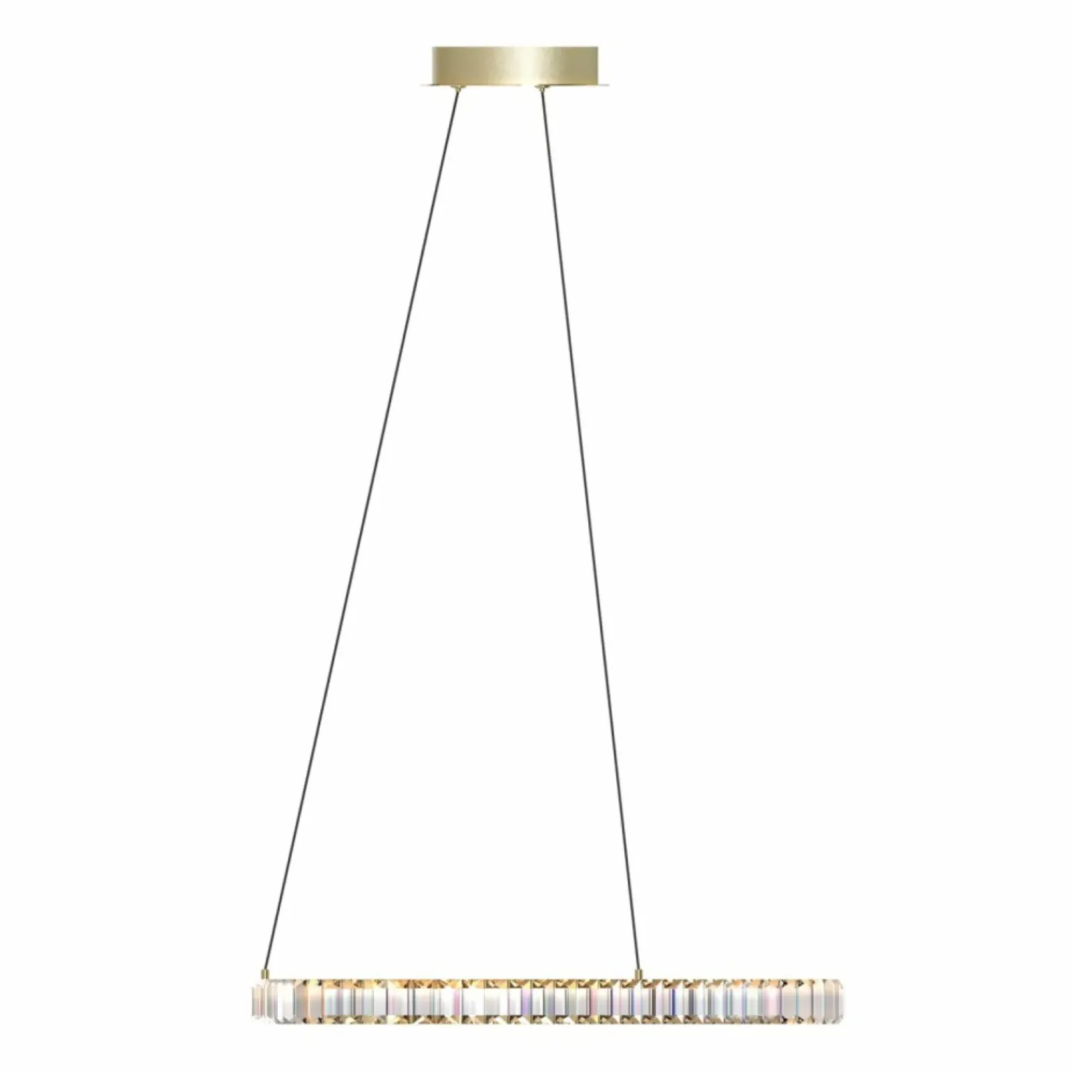 Fashion Ozdobna, kryształowa lampa wisząca MD3169-1-3GT ATHESA | Kaja Żyrandole Nowoczesne