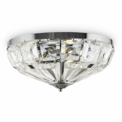 Sklep Kaja Ozdobna, kryształowa lampa sufitowa ⌀39,6cm MOD094CL-04CH FACET