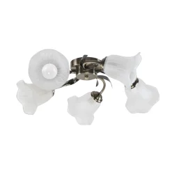 Sklep Kaja Ozdobna lampa sufitowa, klosze kwiaty 35-22509 ANTIQA | Kaja