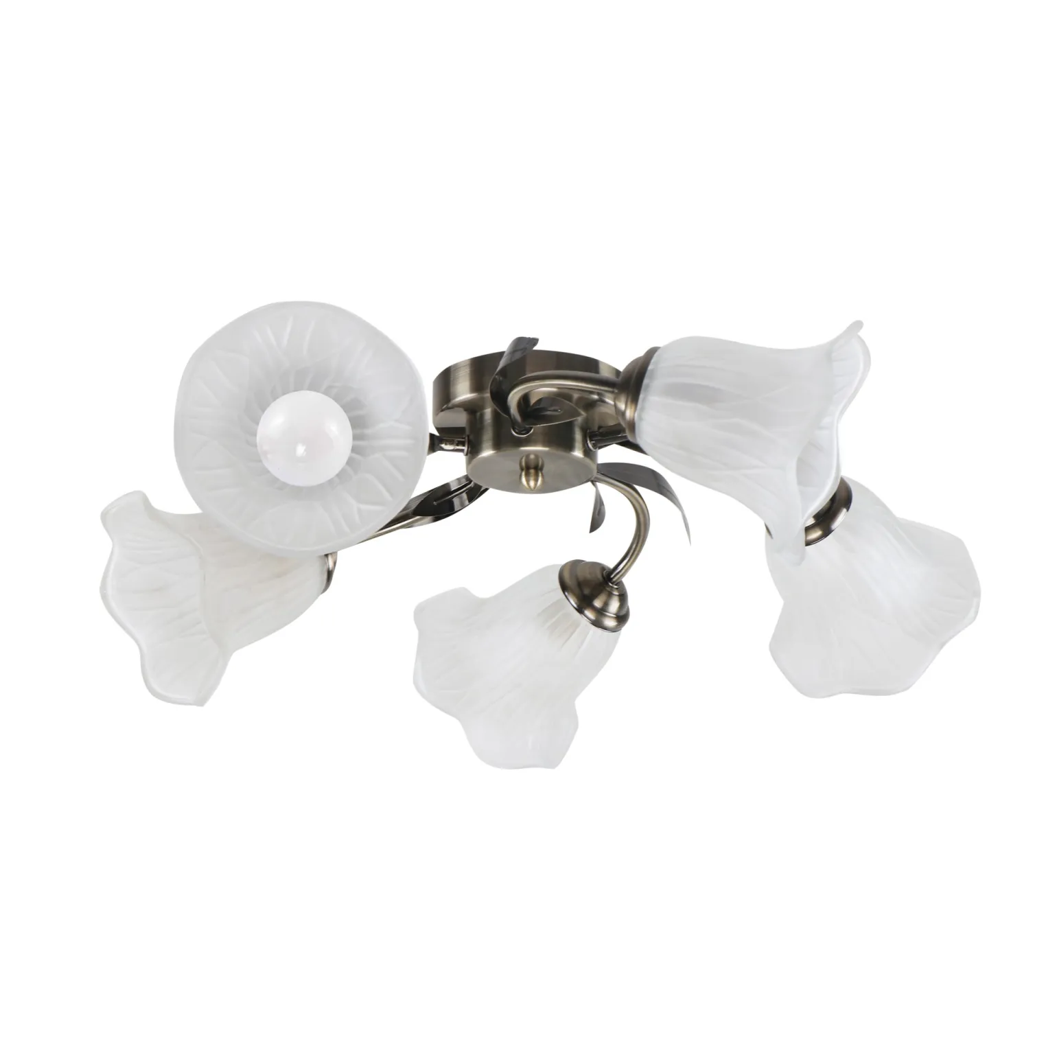 Sklep Kaja Ozdobna lampa sufitowa, klosze kwiaty 35-22509 ANTIQA | Kaja